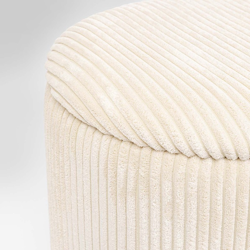 Tabourets en velours crème - Plush - Kare Design