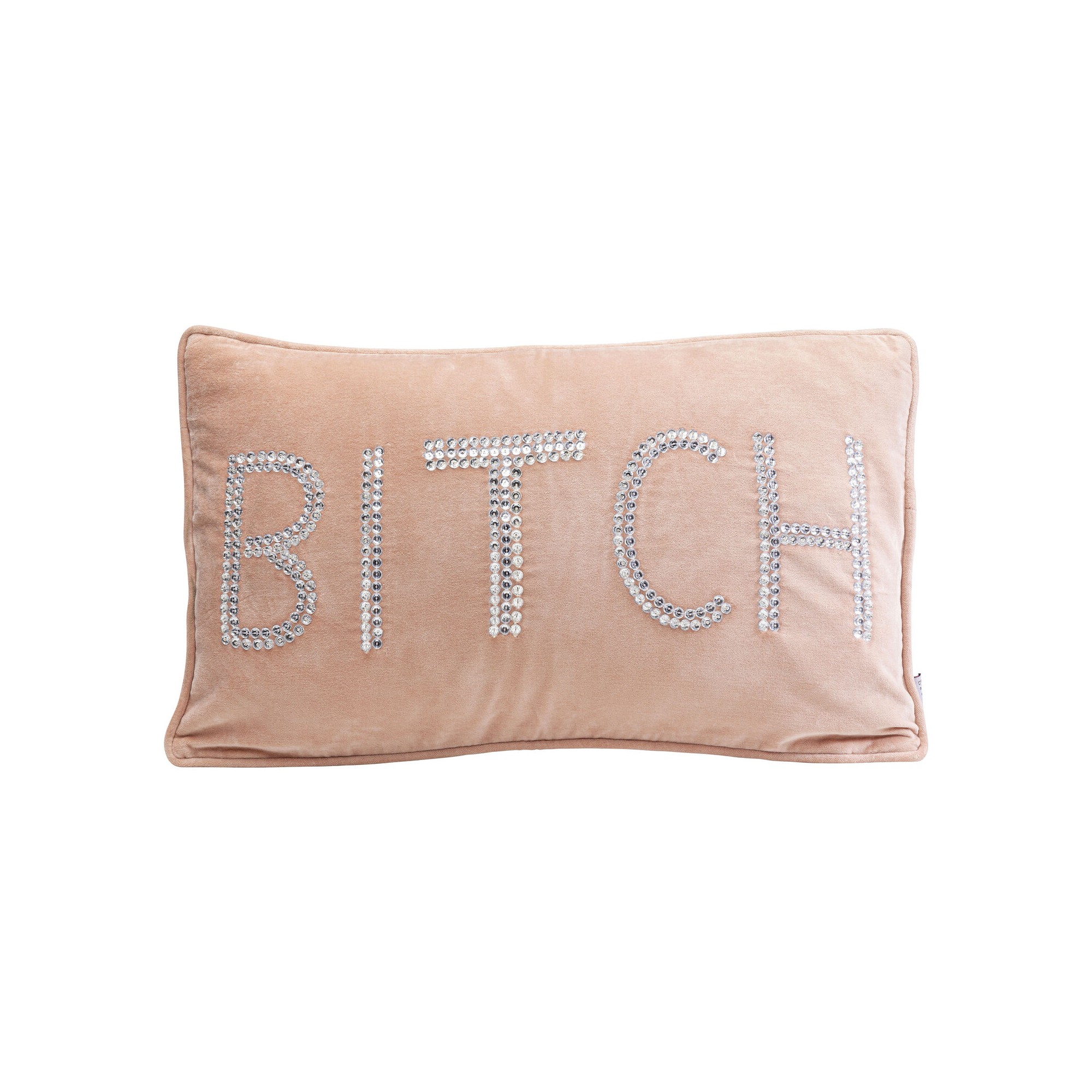 Coussin Beads Bitch Blush 35x60cm