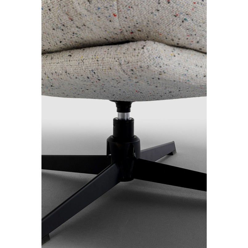 Fauteuil pivotant + repose-pieds Columbia