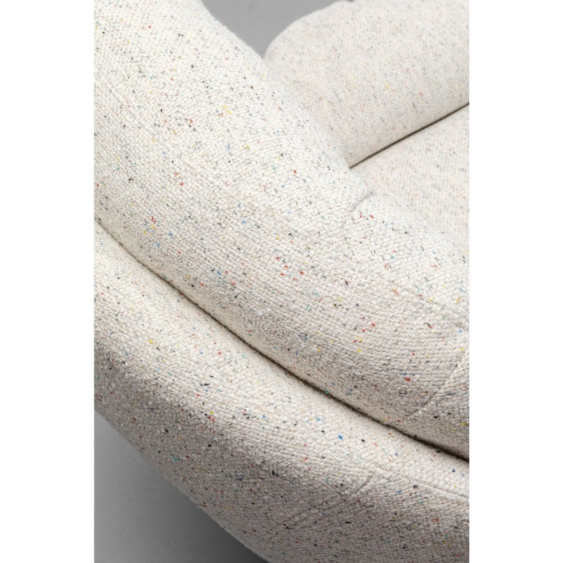 Fauteuil pivotant + repose-pieds Stanford