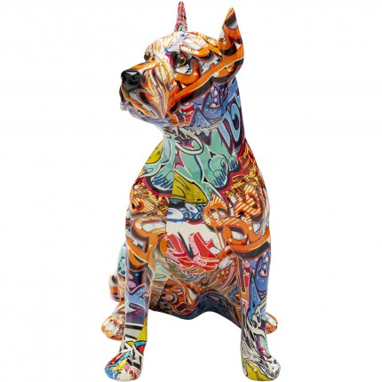 Deco pitbull graffiti 41cm Kare Design