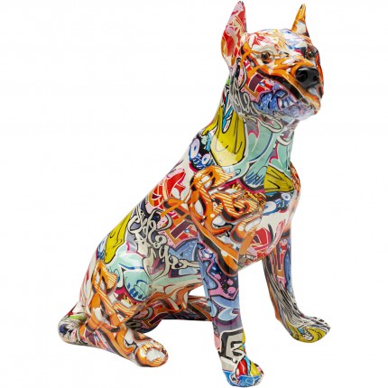 Deco pitbull graffiti 41cm Kare Design
