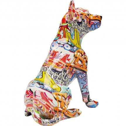 Deco pitbull graffiti 41cm Kare Design