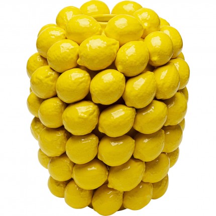 Vase citrons jaunes 40cm Kare Design