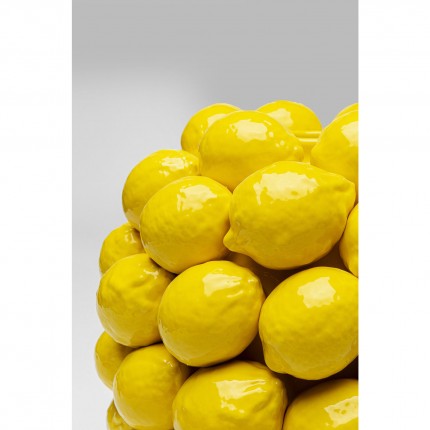 Vase citrons jaunes 40cm Kare Design