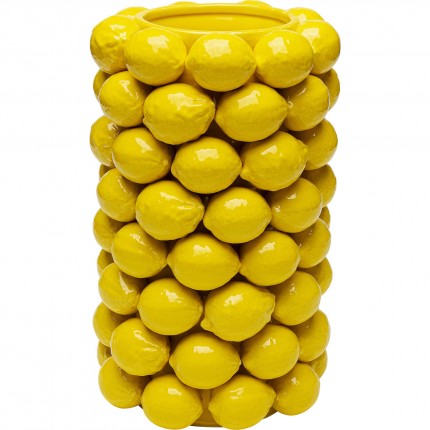 Vase citrons jaunes 43cm Kare Design