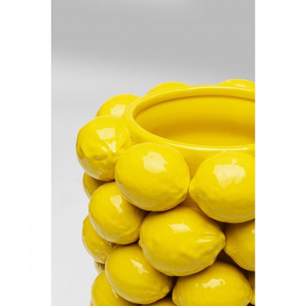 Vase citrons jaunes 43cm Kare Design