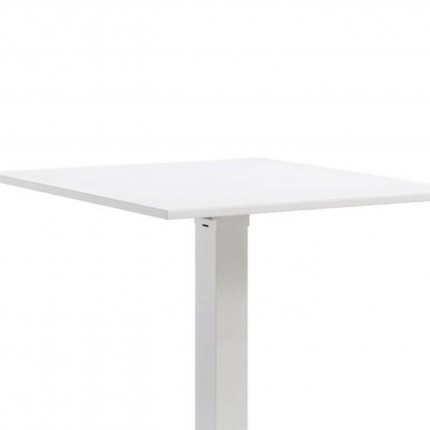 Table de bar pliante Prada 70x70cm blanche Gescova