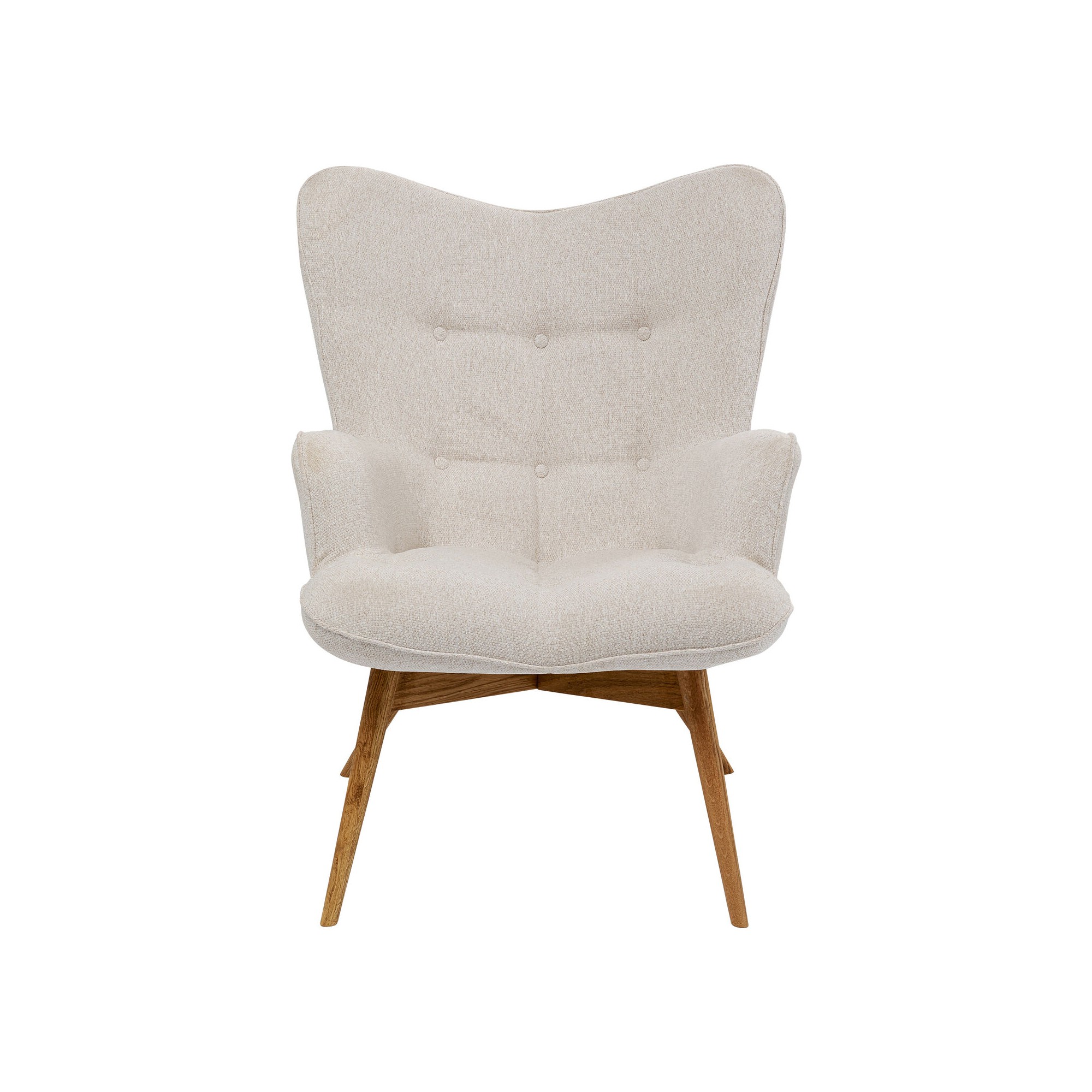 Fauteuil Vicky crème Kare Design