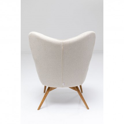 Fauteuil Vicky crème Kare Design