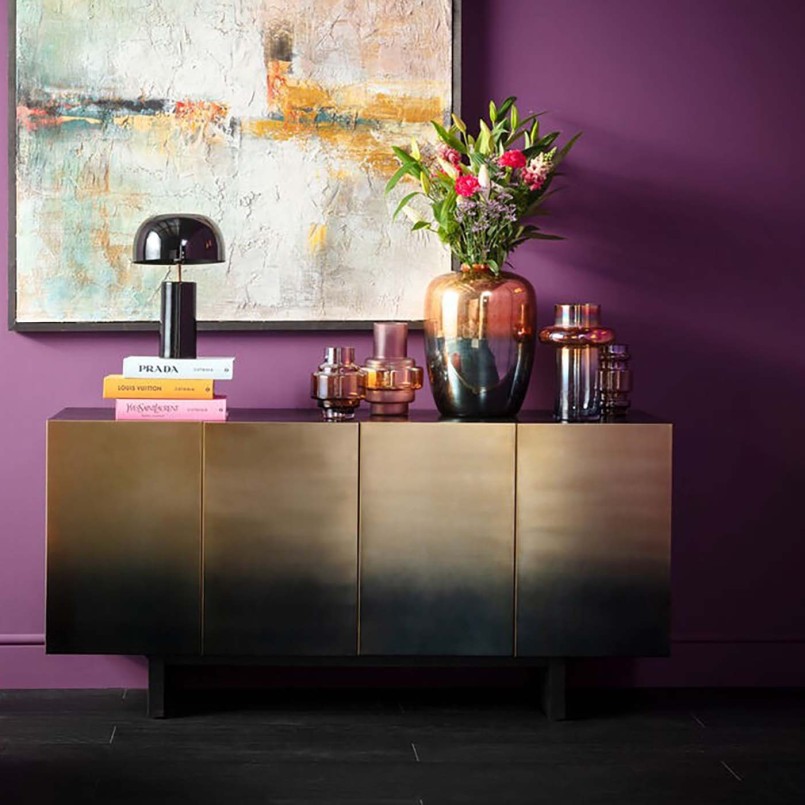 Multicolored glass vase - Phenom - Kare Design
