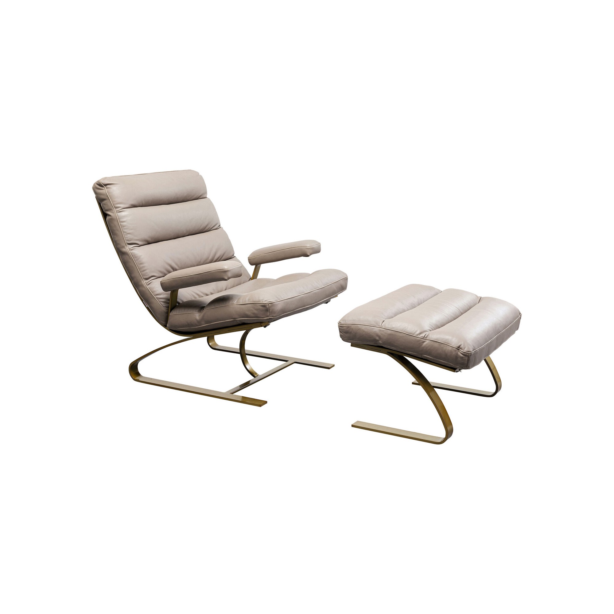 Fauteuil et repose-pieds Novel Kare Design