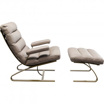 Fauteuil et repose-pieds Novel Kare Design