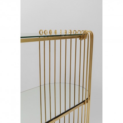 Console Wire 81x37cm laiton Kare Design