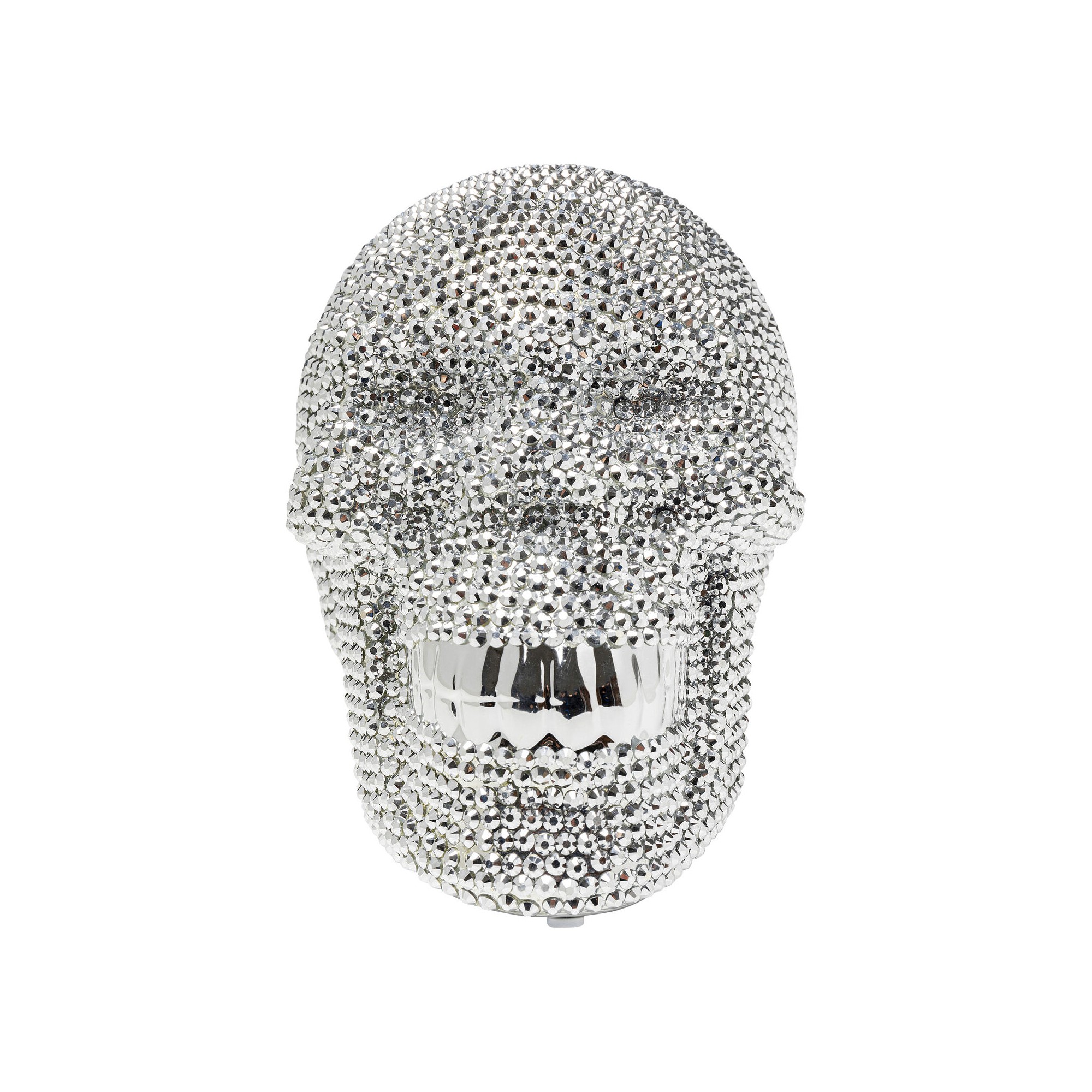 Tirelire Skull Crystal argentée Kare Design
