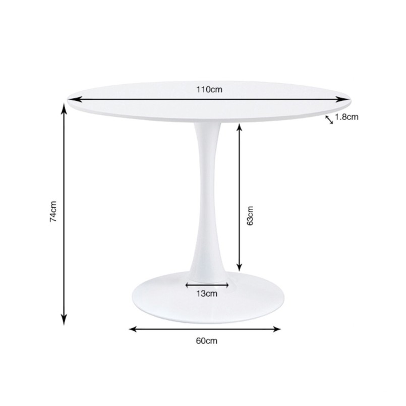 Table effet marbre - Schickeria - Kare Design
