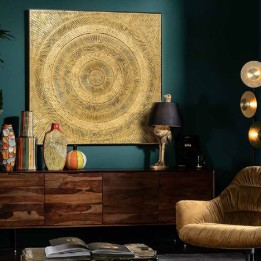 Tableau en relief doré - Art Circle - Kare Design
