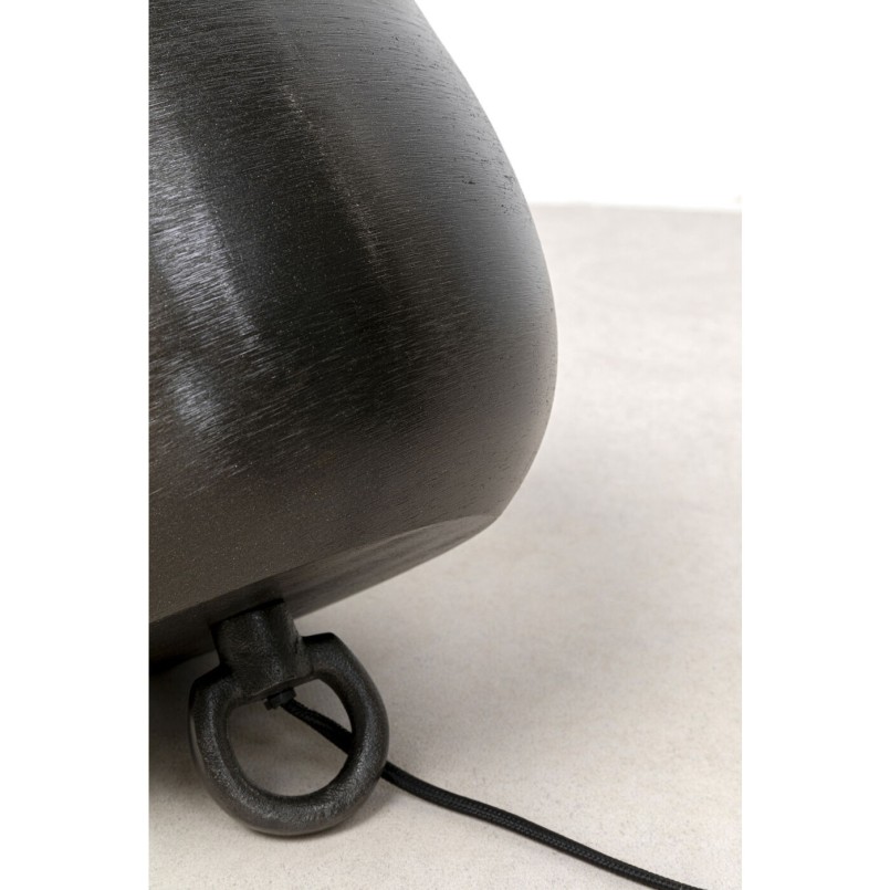 Lampe Apollon Smooth noire 28cm Kare Design