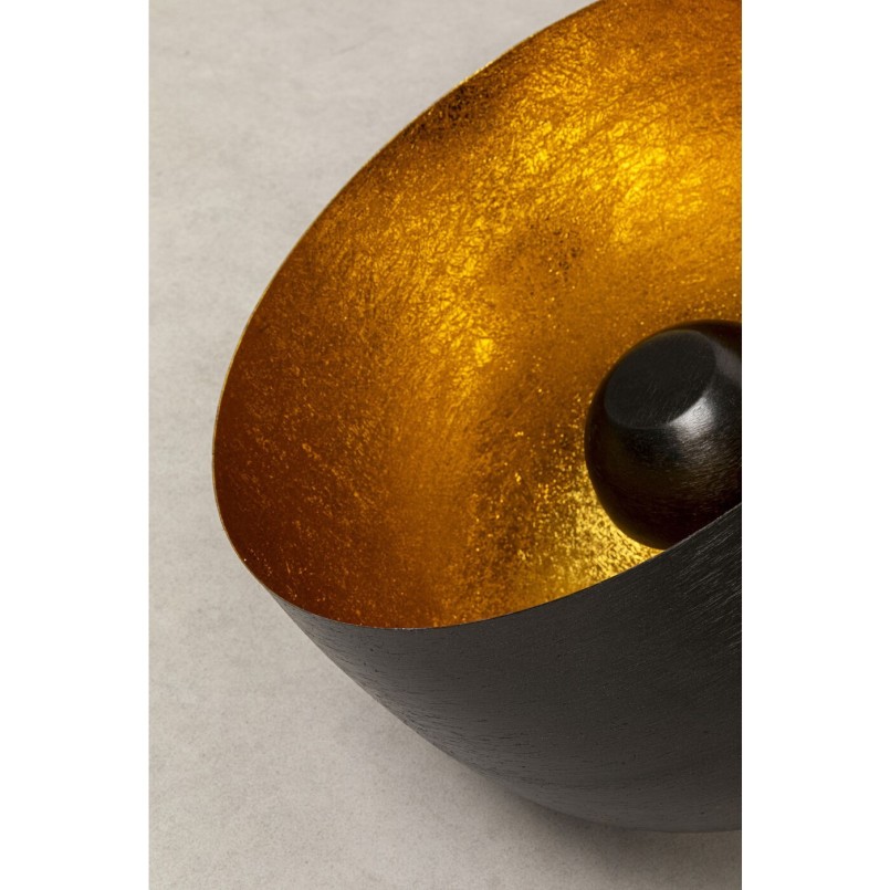 Black and gold steel lamp - Apollon Smooth - Kare Design