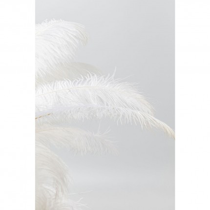 Lampe plumes blanches Kare Design