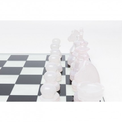 Jeu d'échecs transparent Kare Design