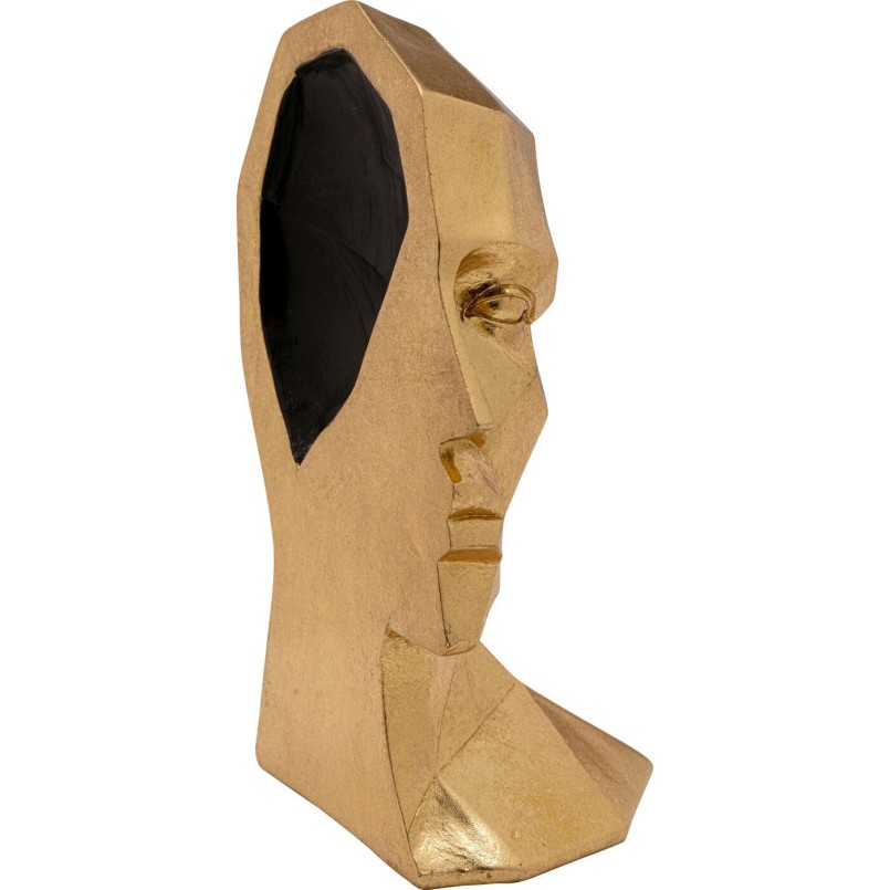 Golden face bookend - Kare Design