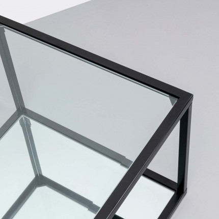Table d'appoint Quadro noire 50x50cm Kare Design
