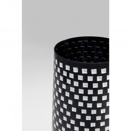 Vase Squares noir et blanc 40cm Kare Design