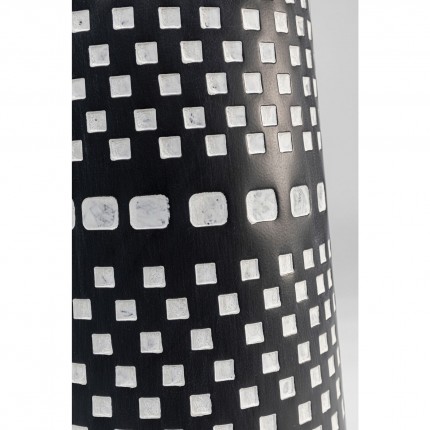 Vase Squares noir et blanc 40cm Kare Design