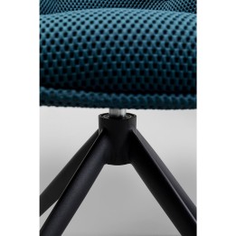 Chaise pivotante Carlito Mesh vert pétrole