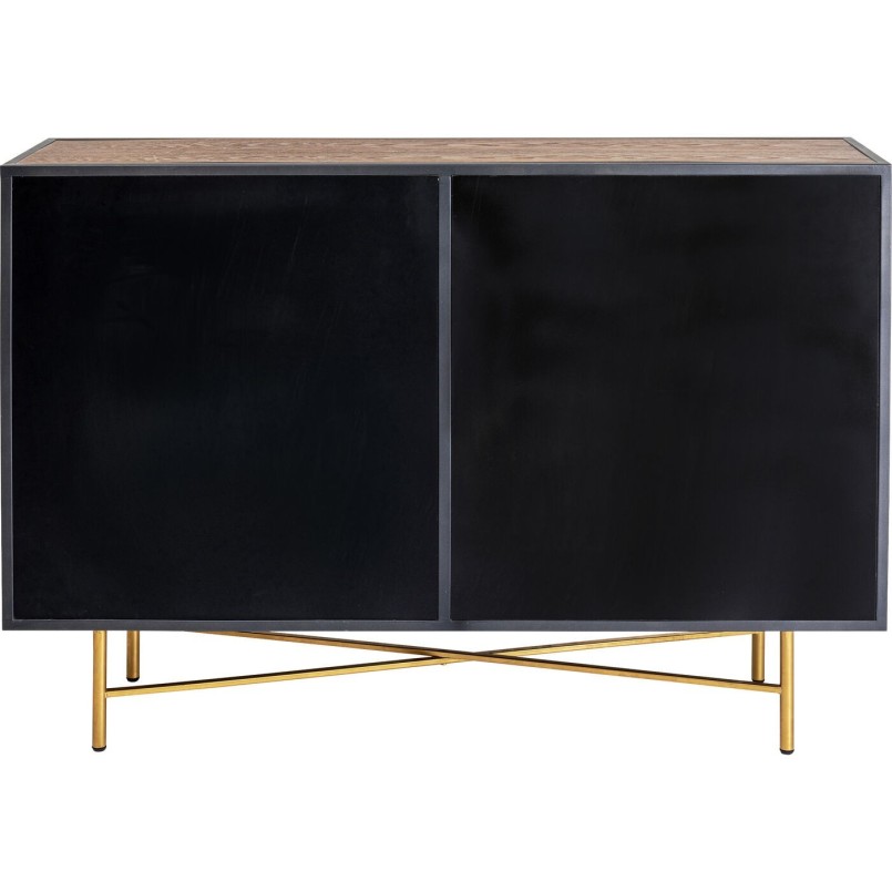 Glass door sideboard with tropical leaves - Jungle - Kare Design