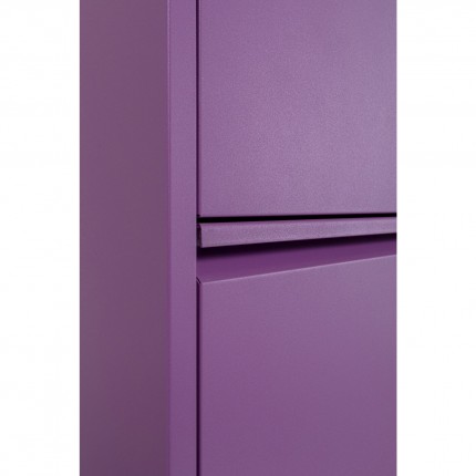 Casier à chaussures Caruso violet 5 tiroirs Kare Design