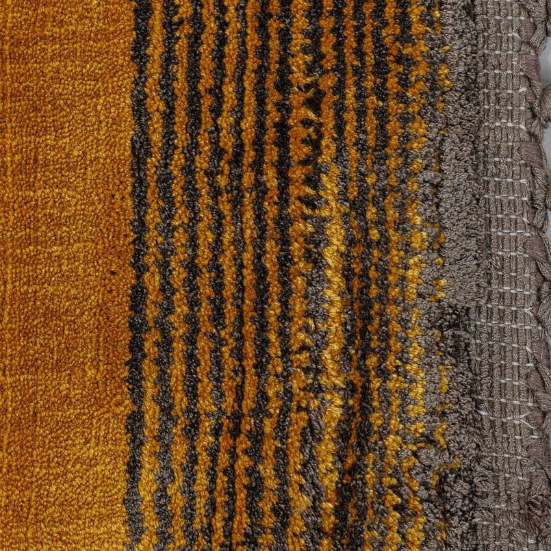 Yellow ethnic rug - Soleil - Kare Design