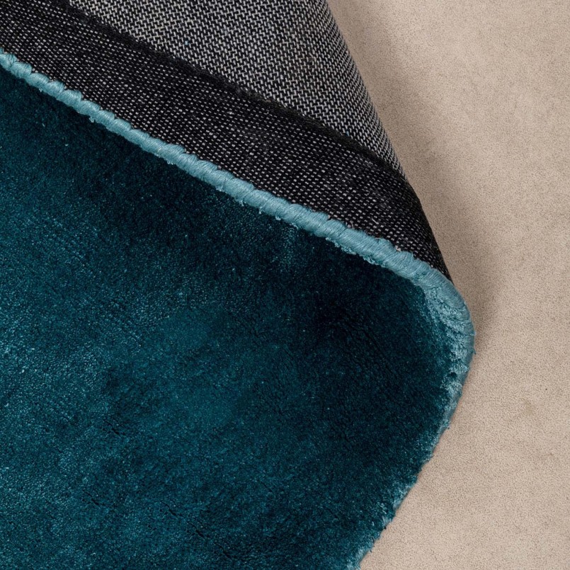 Tapis bleu foncé rond - Cosy - Kare Design