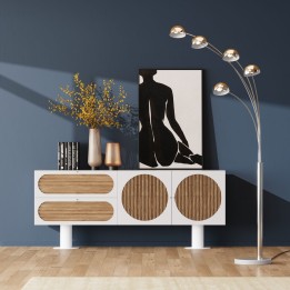 Painting duochrome seated woman seen from the back - Kare Design