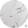 White marble-effect tabletop - Schickeria - Kare Design