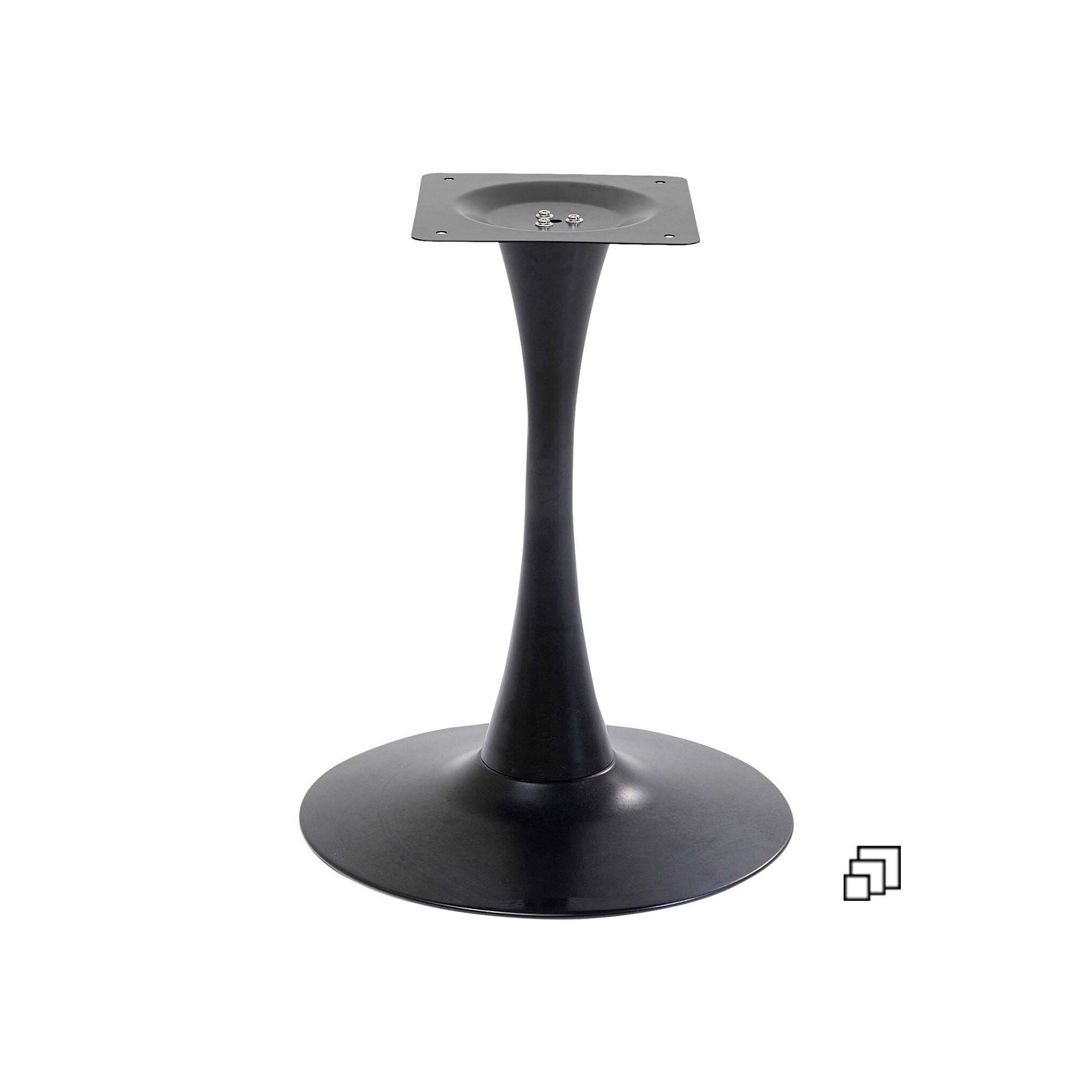 Pied de table Schickeria noir Kare Design