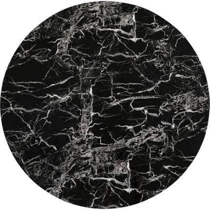 Plateau de table Schickeria effet marbre noir Kare Design