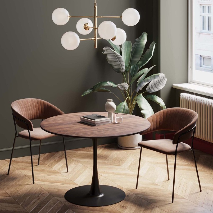 Plateau de table imitation noyer - Schickeria - Kare Design