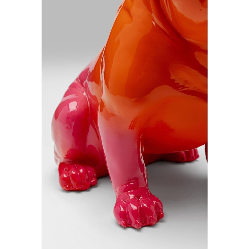 Figurine décorative Fashion Dog orange 17cm