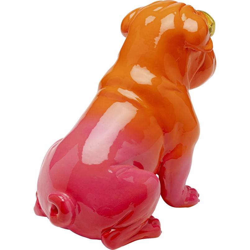 Figurine décorative Fashion Dog orange 17cm