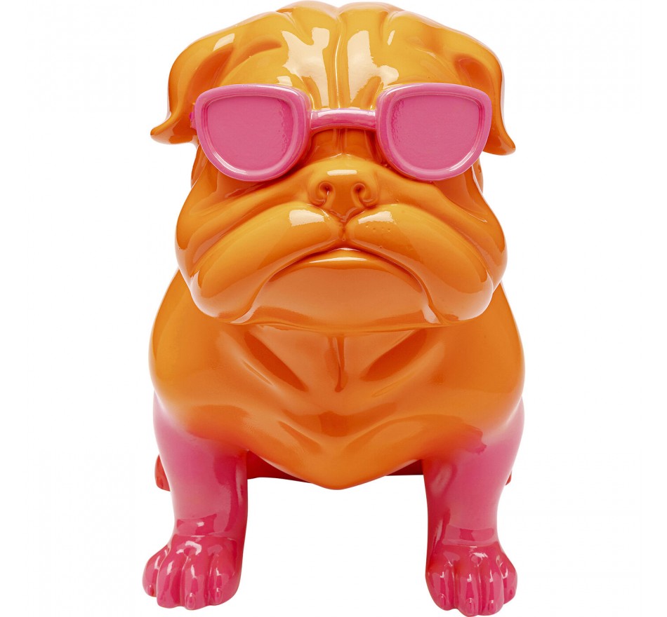 Deco Fashion bulldog 37cm pink Kare Design Deco Fashion bulldog 37cm pink Kare Design