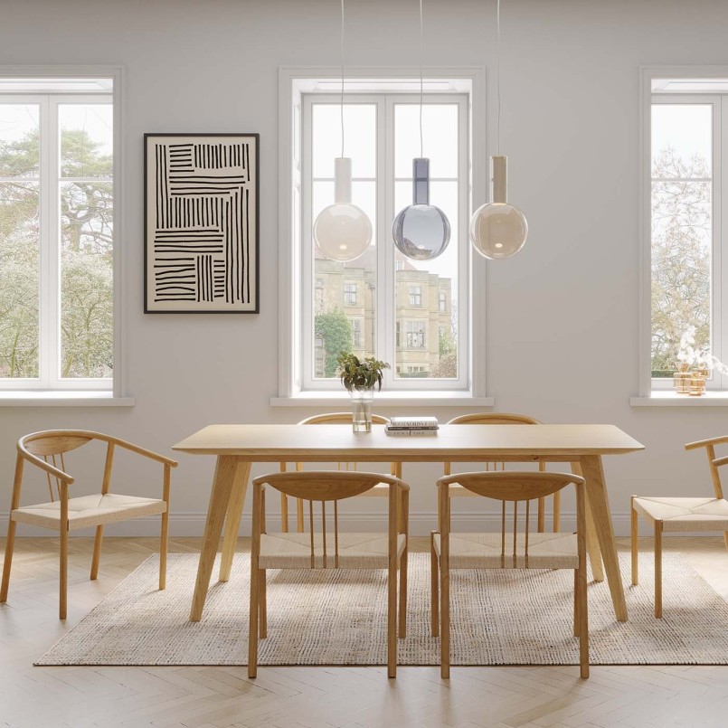 Tableau lignes noires sur fond beige - Artistic Lines - Kare Design