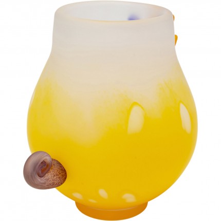 Vase poulet jaune 17cm Kare Design