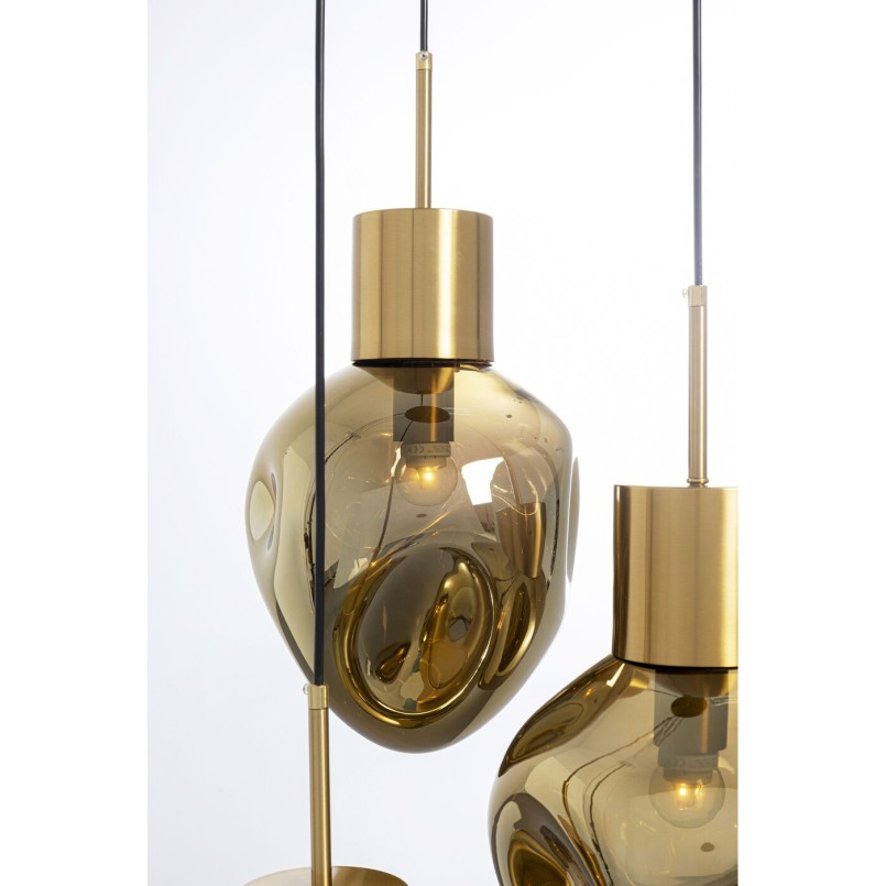 Suspension Supernova Amber Tre Ø45cm