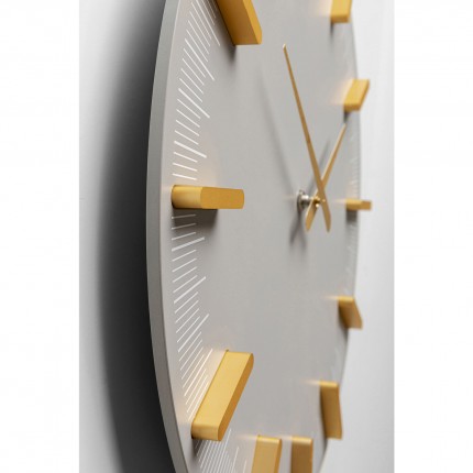 Horloge murale John grise 40cm Kare Design