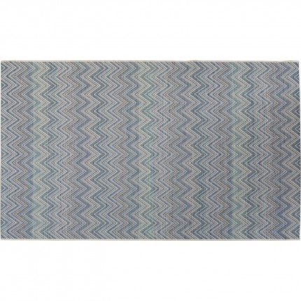 Tapis Zigzag bleu 330x230cm Kare Design