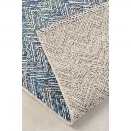 Tapis Zigzag bleu 330x230cm Kare Design