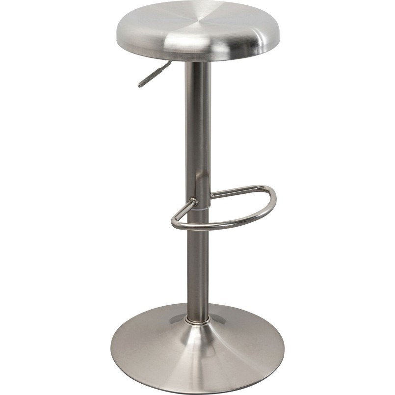 Tabouret bar Kalea argenté
