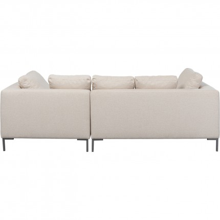 Canapé d'angle Gianna 250cm droite crème Kare Design